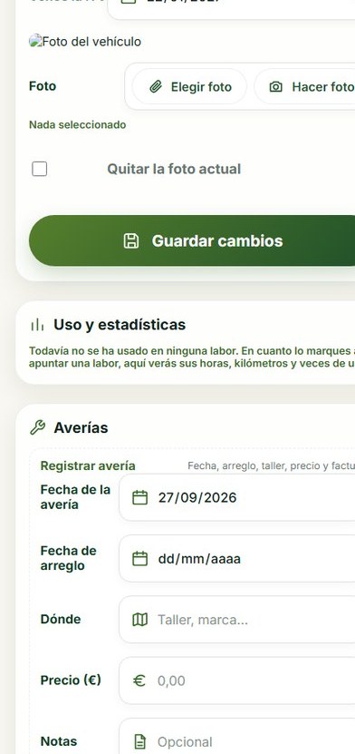 Registrar avería