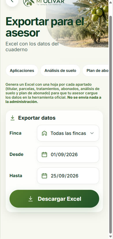 Exportar para el asesor