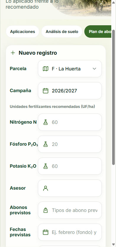 Plan de abonado