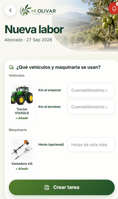 Vehículos y maquinaria