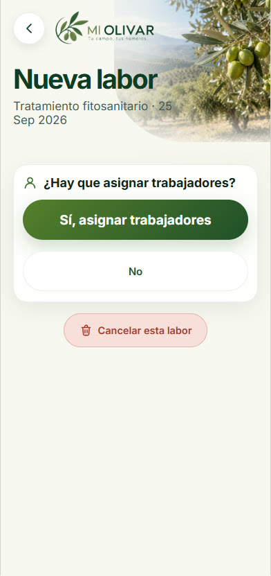 ¿Asignar trabajadores?